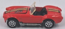 1982 Hot Wheels Shelby Cobra Convertible Red Racing Stripes 7sp Loose Used Nm
