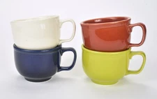Homer Laughlin China Jumbo Cup Soup Mug Coordinates w/ Fiestaware Various Colors
