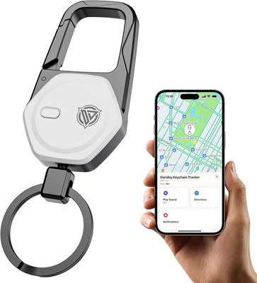 Keychain, Works with Apple Find My, Carabiner Car Key Chain with GPS Tracker, He
