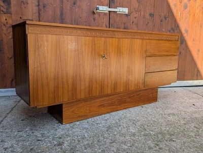 60er Nussbaum Sideboard Vintage Kommode Retro Danish Anrichte Mid Century Modern - Bild 1 von 4
