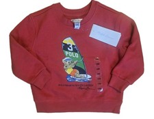 Polo RALPH LAUREN Infant Fleece Sweatshirt WINDSURFING BEAR