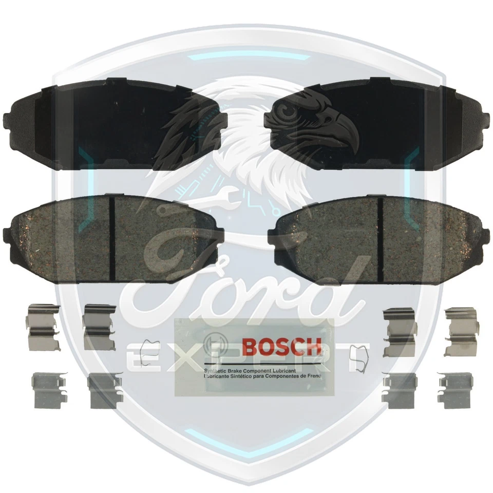 Almohadillas delanteras y zapatas traseras BOSCH OEM para Honda Odyssey 1999-2001 garantía de por vida Foto 3 de 4