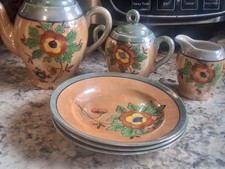 Vintage Lusterware japanese Tea Set Mini 6pcs