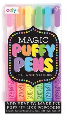 810104683043 Flamastry z Efektem 3D Magicznie Puchnące 6szt Ooly