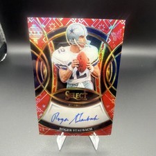 2025 Panini Select Signatures Prizm Roger Staubach Auto #SP-RGS 1/8 Cowboys