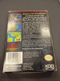 Romance of the Three Kingdoms (Nintendo NES, 1989) CIB complete