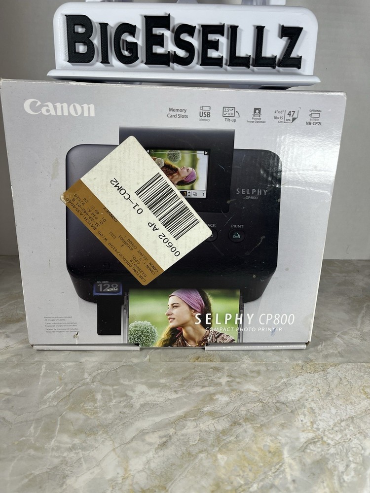Photo Printer Canon SELPHY CP800 Bundle Box Paper Disc Tested Working