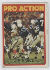 1972 Topps Pro Action Jim Nance #119 11pj