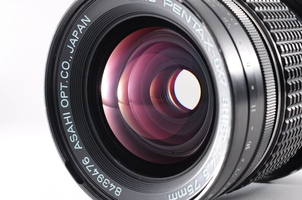 **Optics MINT** SMC Pentax 6x7 75mm f/4.5 Shift Lens + Cap For 6x7 67 67II Japan - Image 2 of 4