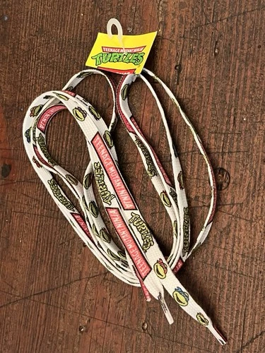 Vintage Teenage Mutant Ninja Turtles Shoelaces Unused. READ