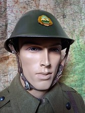 Romanian military helmet used by the national guard during communism
