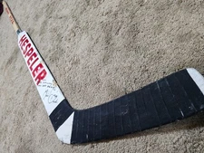 TIM CHEVELDAE Mid 90's Signed Detroit Red Wings NHL Game Used Hockey Stick