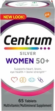Centrum Silver Women's Multivitamin for Women 50 Plus, 65 Count (Pack of 1) 