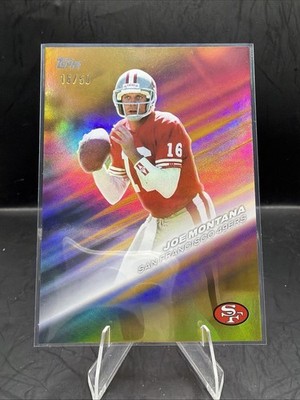 2026 Topps Flagship - Joe Montana Greats of the Game 16 /50 49ers NUMBER MATCH
