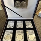 2023 Morgan & Peace Dollar 6-Coin Set FDOI Ryder Signature NGC PF 70