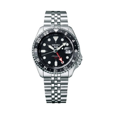 Seiko 5 Sports GMT Automatik Herrenuhr Edelstahl Jubilee  SSK001K1 Neu SKX