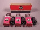 3 6J5 RCA HiFi Mixer Amplifier Vintage Vacuum Tube Lot Matching Codes 104 Strong