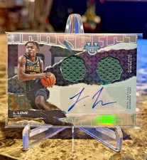 2024-25 Bowman University Best Langston Love Prospect Dual Relic Auto #PDRA-LL