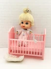 Liddle Kiddles Baby Diddle W/ Crib Pillow Mattel
