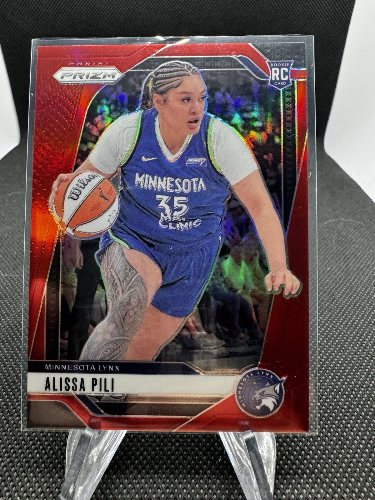 2024 Panini Prizm #83 Alissa Pili Red Prizm #'d 158/299 G1