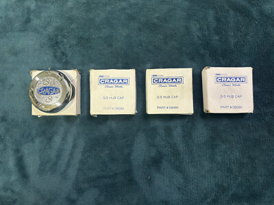 Cragar S/S Wheel Center Caps Chrome Blue Set of Four 09090 | eBay