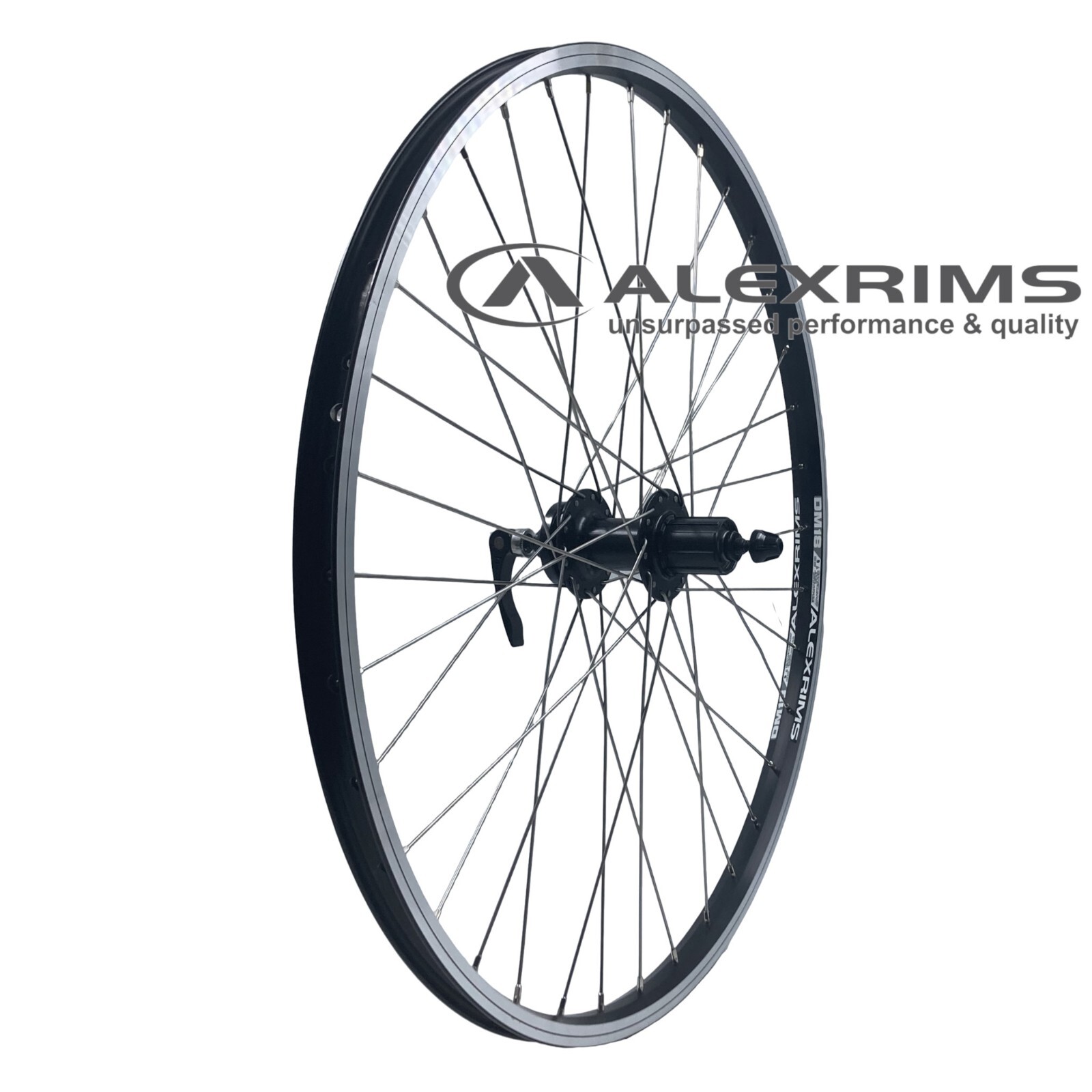 Alex DM18 26-Inch 10x135 QR 6-Bolt Disc or Rim HG Cassette Type Rear ...