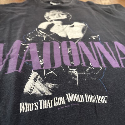 Vintage Madonna “ Who's That Girl World Tour 1987” Size