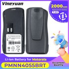 1PC 2000mAh PMNN4055 Li-ion Battery For Motorola AXU4100 CP125 VL130 CP250 Radio