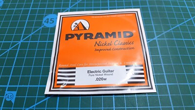 Pyramid Nickel Classics E-Gitarren String Pure Nickel Wound .026w (4 Pack)