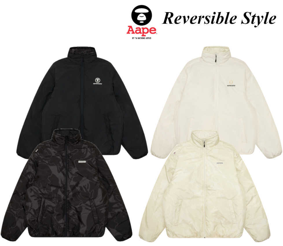 Aape By A Bathing Ape Men's Reversible Padded Jacket 2024 FW