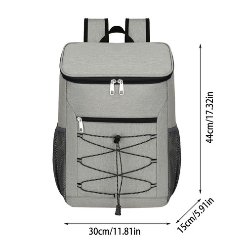 Rucksack Kühlbox Kühlrucksack Thermo Auslaufsicher Groß Lunchrucksack Eis - Bild 3 von 9