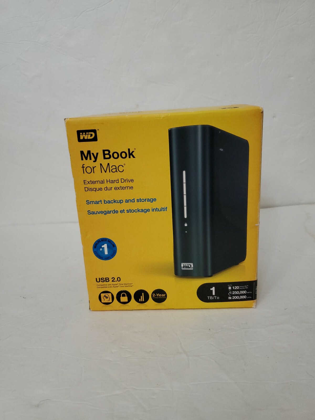 New Western Digital WD My Book 1 TB 1TB External Hard Drive for MAC USB