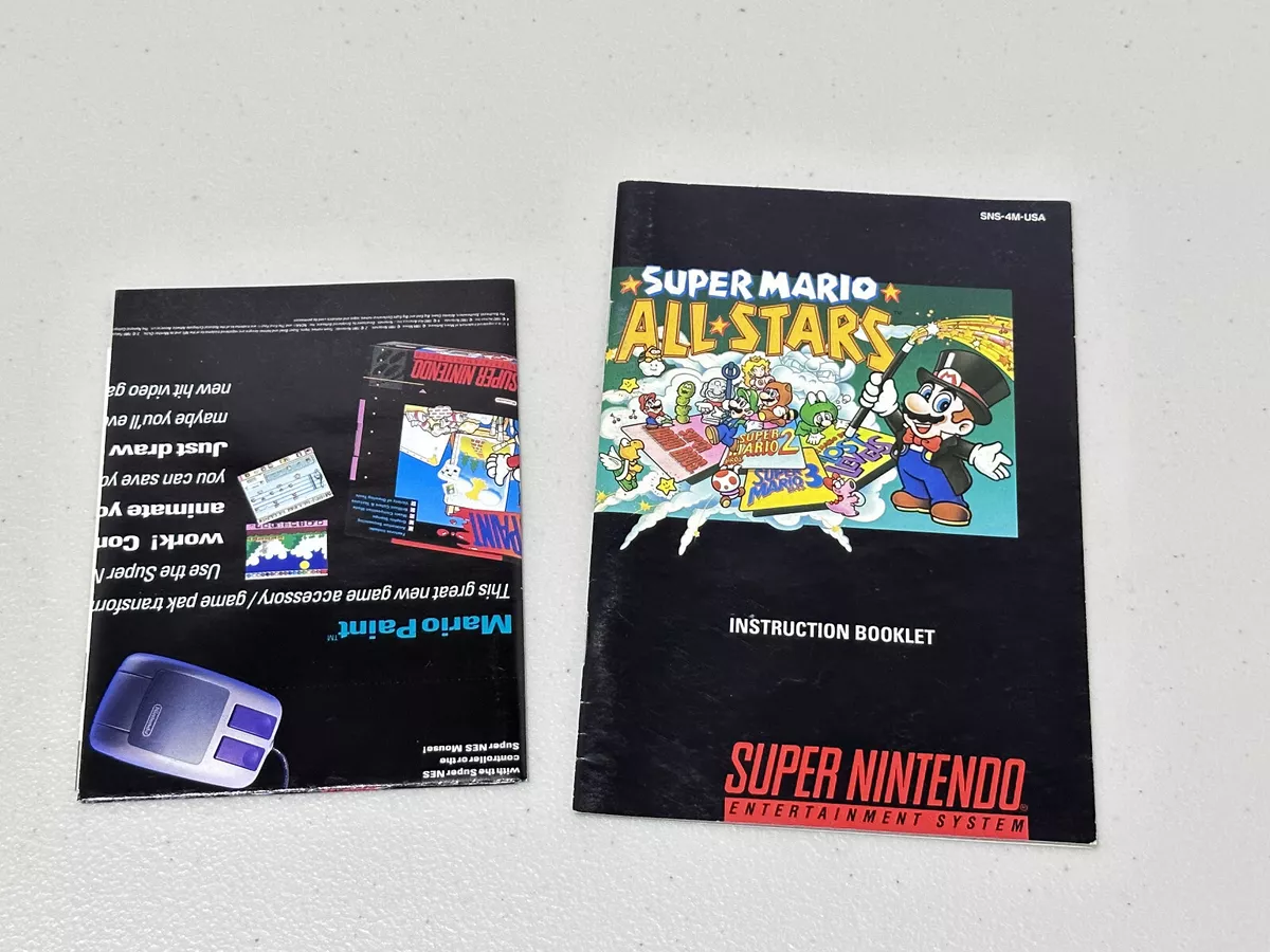 Super Mario All Stars (Super Nintendo Snes) Complete Authentic