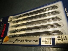  5 BOSCH Jigsaw Blade, T-Shank, 4 In. L