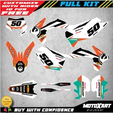 Custom graphics kit UNITY style decals stickers fits KTM EXC 2012 2013 graphics 