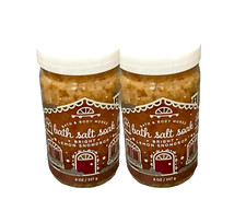 2 BATH  BODY WORKS BATH SALT SOAK BRIGHT LEMON SNOWDROP 8 OZ NEW