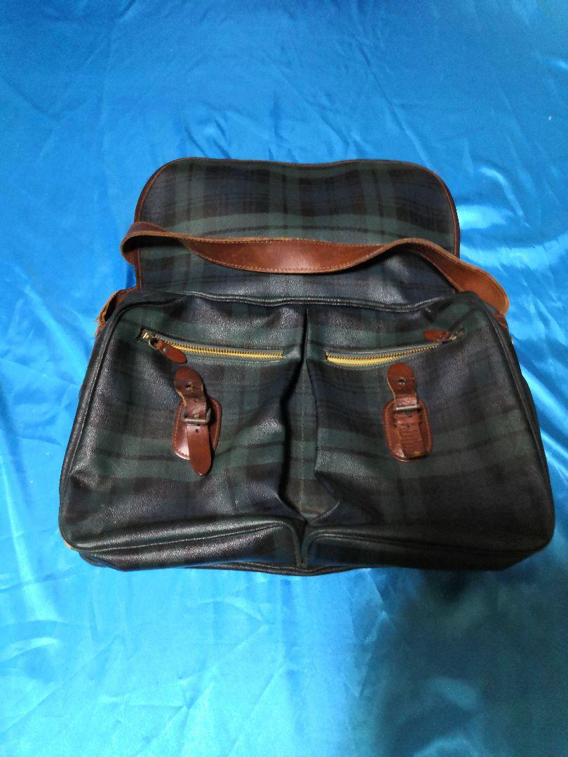 80 Vintage Ralph Lauren Genuine Leather Shoulder Large Men