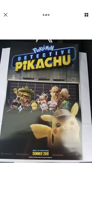 Pokemon Detective Pikachu 2019 Poster & Cards - Target gamestop exclusive |  eBay
