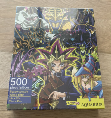 RARE NEW SEALED YU-GI-OH JIGSAW PUZZLE 500 PIECES BY AQUARIUS 1996 14'' x 19''