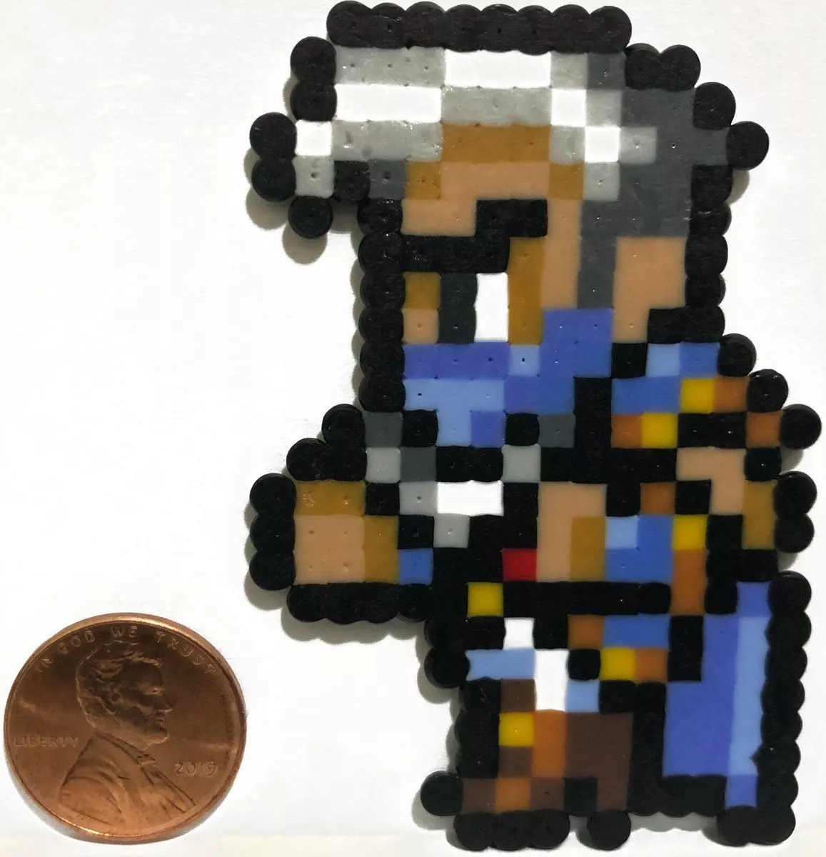 Super Sonic Sega the Hedgehog Mini Bead Sprite Perler Artkal Pixel