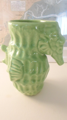 Hawaii マグカップ ボウル TRADER VIC green Rare Vintage TRADER VIC'S HAWAII Mug Lime Green Seahorse Tiki Mug