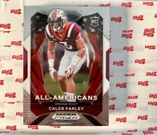 2021 Panini Prizm Draft Picks #198 Caleb Farley RC ALL-AMERICANS SILVER BASEList