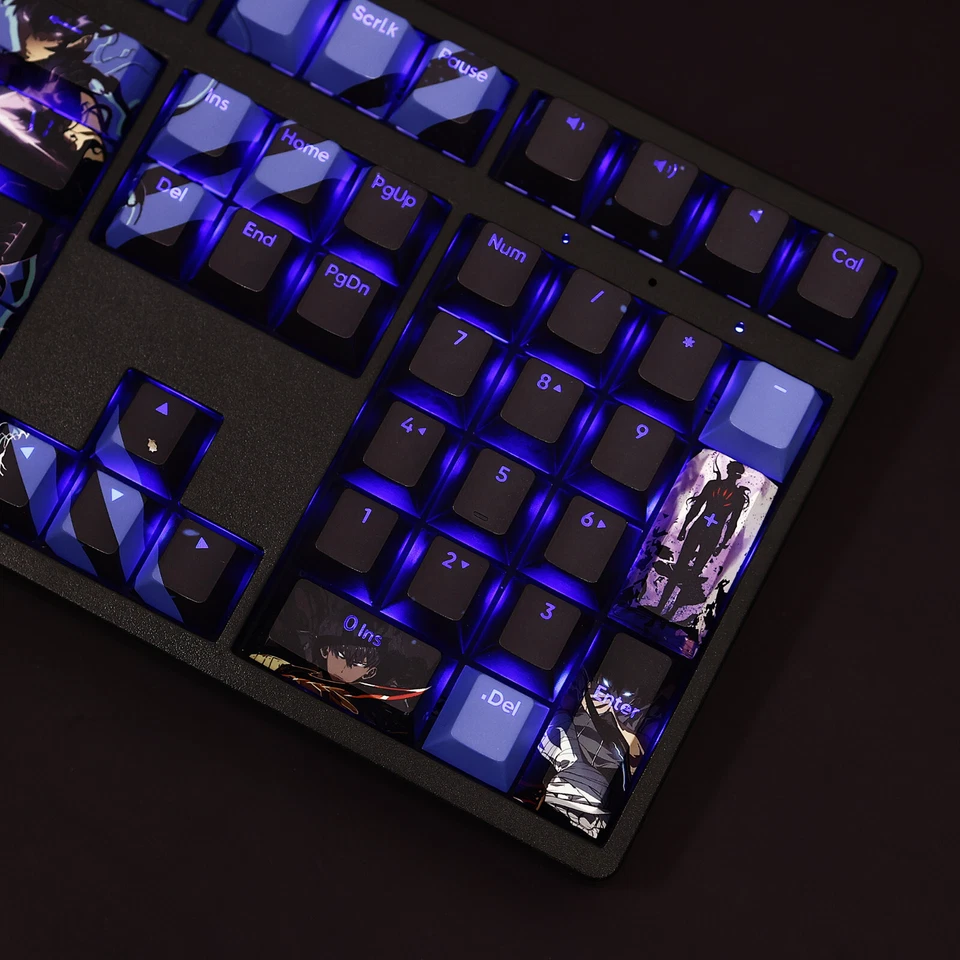 Solo Leveling Keycap Set – Custom Anime Keycaps for Mechanical Keyboards - Image 3 of 4