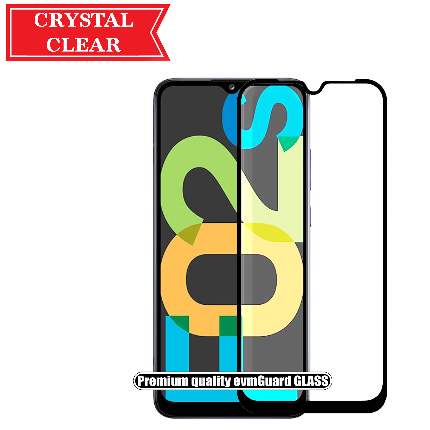 Screen Protector Cover For Samsung Galaxy F02s TEMPERED GLASS FILM