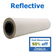 US Stock 19.7inx16.4' Reflective Colorful PET Transfer DTF Film Roll Cold Peel