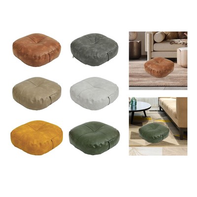 Rundes Bodenkissen, Boden-Fußhocker, bequeme dekorative Ottomanen, Fußstütze,