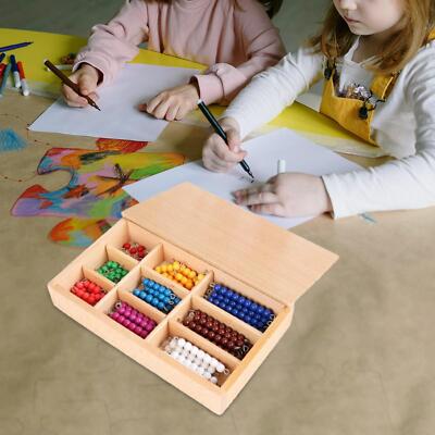 Montessori Mathe Spielzeug Kinder Mathematik lernen für Geschenk Kinder Jungen Mädchen