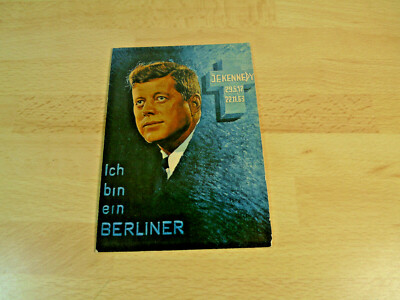 John F. Kennedy - Ich bin ein Berliner / Ansichtskarte Postkarte Karte / J. F.