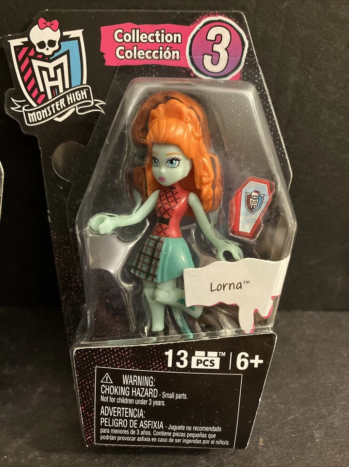 Monster High Mega Blocks Collection Series 3 Lot 2 mini figures Lorna & Clawdeen - Image 3 of 4