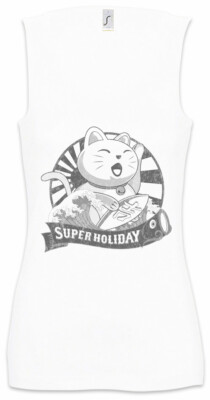 Maneki Neko VII Damen Tank Top Manekineko Cat Cats Winkekatze Katze Katzen